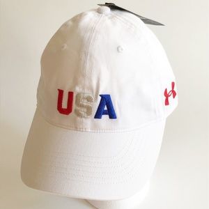 NWT Under Armour USA Americana Patriotic Hat